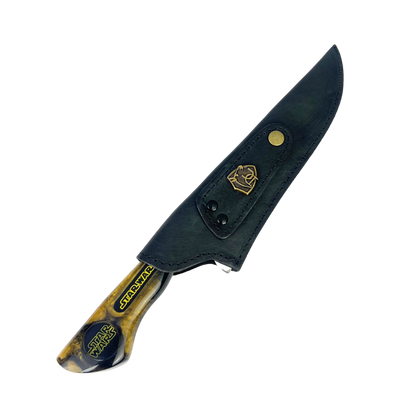 Faca Star Wars 8 Polegadas | Lâmina Vazada Galáxia | Cabo Resina