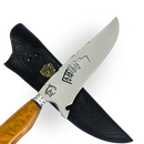 Kit Baralho Premium - Tábua Ás de Copas + Faca 8 Polegadas - Caixa Presente Exclusiva