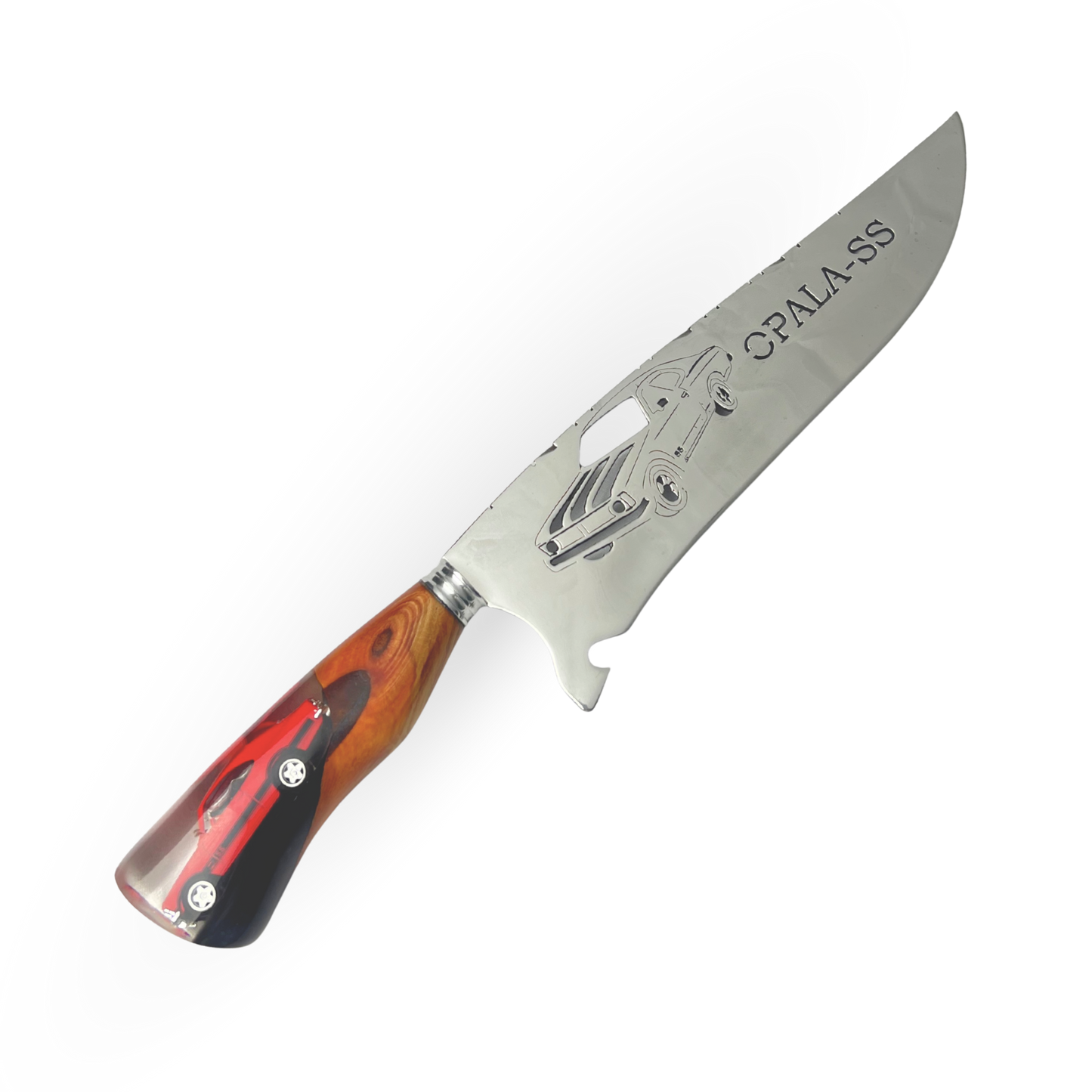 Picanheira Opala 10" - Cabo Madeira, Resina e Mini Opala