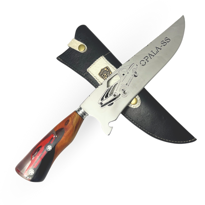 Picanheira Opala 10" - Cabo Madeira, Resina e Mini Opala