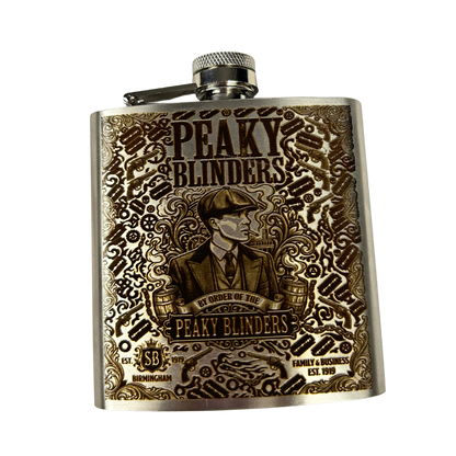 Kit Peaky Blinders - Faca 8" + Cantil - Gravação a Laser