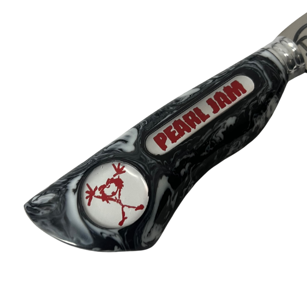 Faca Picanheira Pearl Jam 8 Polegadas - Cabo Resina Personalizado - Churrasco Grunge