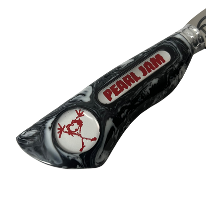Faca Picanheira Pearl Jam 8 Polegadas - Cabo Resina Personalizado - Churrasco Grunge