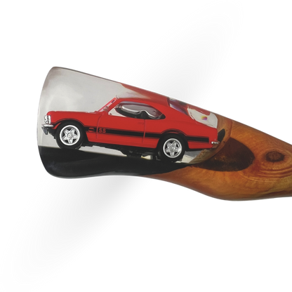 Picanheira Opala 10" - Cabo Madeira, Resina e Mini Opala