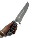 Kit Faca, Garfo e Chaira 8" Iron Maiden - Cabo Resina Personalizado