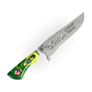 Picanheira Ayrton Senna 8 Polegadas - Cabo Resina + Bainha Couro + Caixinha Presente