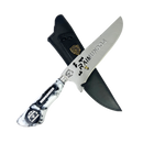 Faca Raimundos 8 Polegadas | Lâmina Vazada Forró Core | Cabo Resina