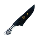 Faca Raimundos 8 Polegadas | Lâmina Vazada Forró Core | Cabo Resina