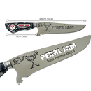 Faca Picanheira Pearl Jam 8 Polegadas - Cabo Resina Personalizado - Churrasco Grunge