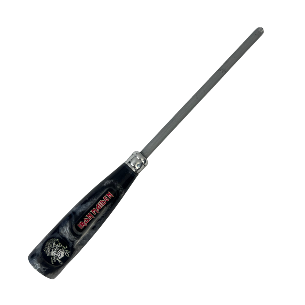 Kit Faca e Chaira 8" Iron Maiden - Cabo Resina Personalizado
