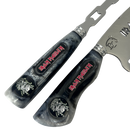 Kit Faca e Garfo Iron Maiden - Cabo Resina Personalizado