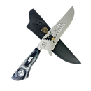 Faca Black Sabbath 8 Polegadas | Lâmina Vazada - Cabo Resina Personalizado