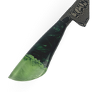 Faca Damasco Exclusiva 43cm - Cabo Resina Verde Brilha no Escuro