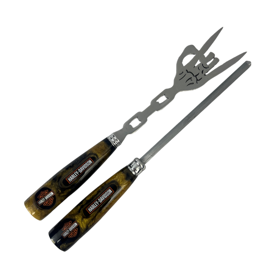 Kit Garfo e Chaira Harley-Davidson - Cabo Resina Personalizado