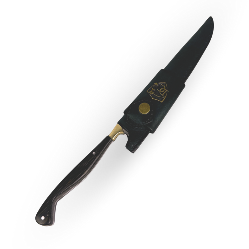 Faca Fileteira Aço Inox 420C 7 Polegadas - Cabo Full Tang Madeira Tucumã