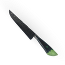 Faca Damasco Exclusiva 43cm - Cabo Resina Verde Brilha no Escuro