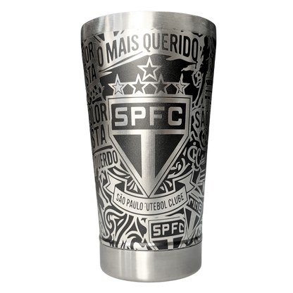 Kit São Paulo - Faca 10" + Copo Térmico - Gravação a Laser 360°