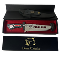 Faca Picanheira Pearl Jam 8 Polegadas - Cabo Resina Personalizado - Churrasco Grunge