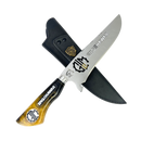 Faca Engenheiros do Hawaii 8 Polegadas | Lâmina Vazada Rock BR | Cabo Resina