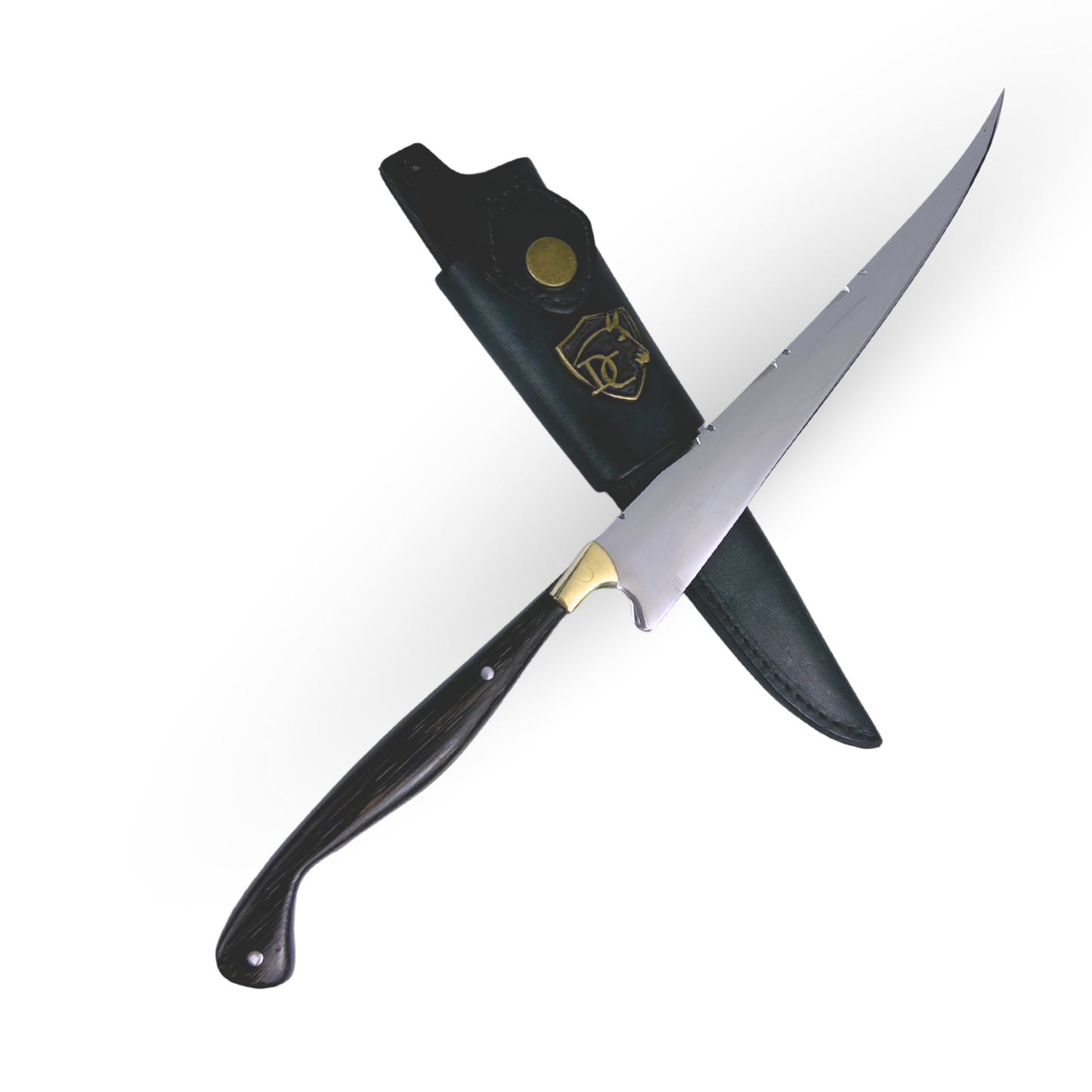 Faca Fileteira Aço Inox 420C 7 Polegadas - Cabo Full Tang Madeira Tucumã