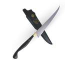 Faca Fileteira Aço Inox 420C 7 Polegadas - Cabo Full Tang Madeira Tucumã