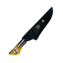 Faca Engenheiros do Hawaii 8 Polegadas | Lâmina Vazada Rock BR | Cabo Resina