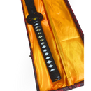 Katana 29" - Cabo Tradicional Tsuka-Ito Preto com Detalhes Dourados