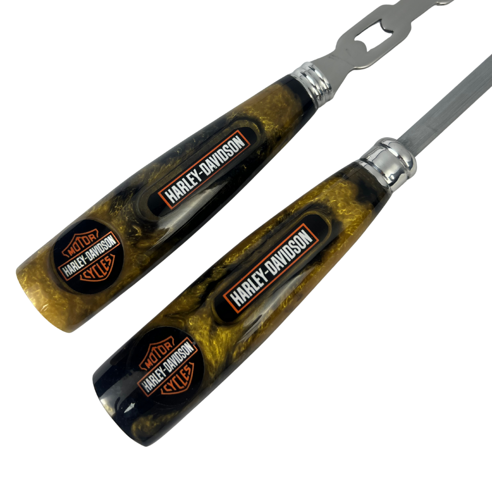 Kit Garfo e Chaira Harley-Davidson - Cabo Resina Personalizado