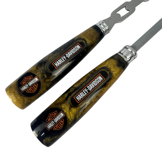Kit Garfo e Chaira Harley-Davidson - Cabo Resina Personalizado