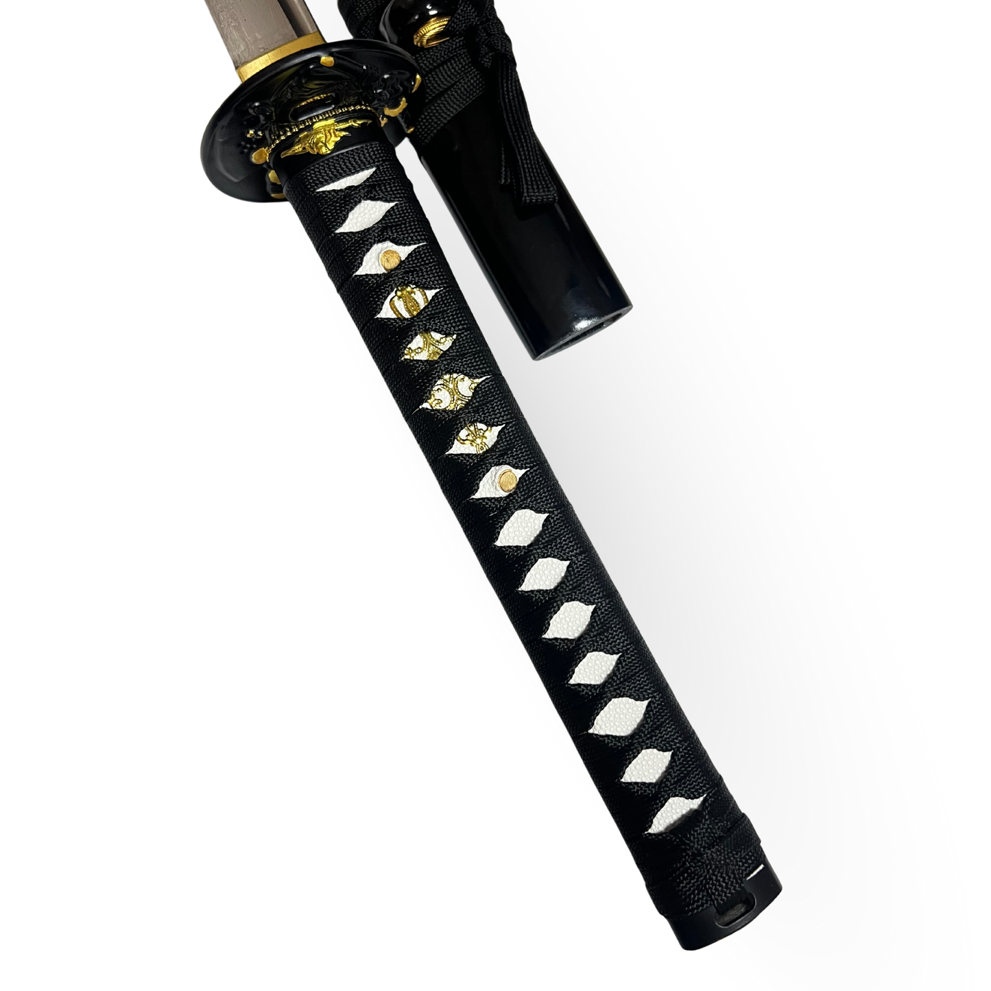 Katana 29" - Cabo Tradicional Tsuka-Ito Preto com Detalhes Dourados