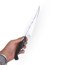 Faca Fileteira Aço Inox 420C 7 Polegadas - Cabo Full Tang Madeira Tucumã