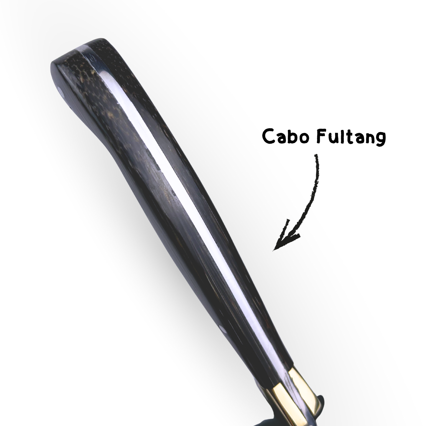 Faca Fileteira Aço Inox 420C 7 Polegadas - Cabo Full Tang Madeira Tucumã