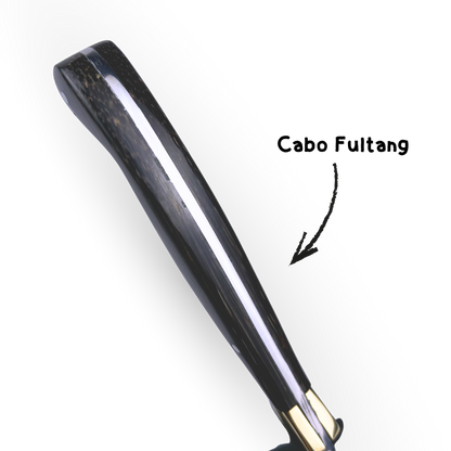 Faca Fileteira Aço Inox 420C 7 Polegadas - Cabo Full Tang Madeira Tucumã