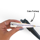 Faca Fileteira Aço Inox 420C 7 Polegadas - Cabo Full Tang Osso Bovino