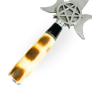 Punhal Maçônico 14 Polegadas - Cabo Osso Bovino - Gume Duplo com Bainha