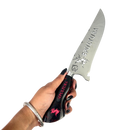 Faca Sepultura 8 Polegadas | Lâmina Vazada Thrash Metal BR | Cabo Resina