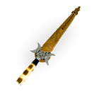 Punhal Maçônico 14 Polegadas - Cabo Osso Bovino - Gume Duplo com Bainha