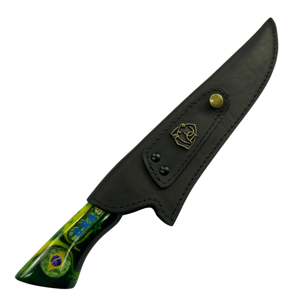 Kit Bolsonaro - Faca Artesanal + Copo Térmico - Gravação a Laser 360° - 2 Peças