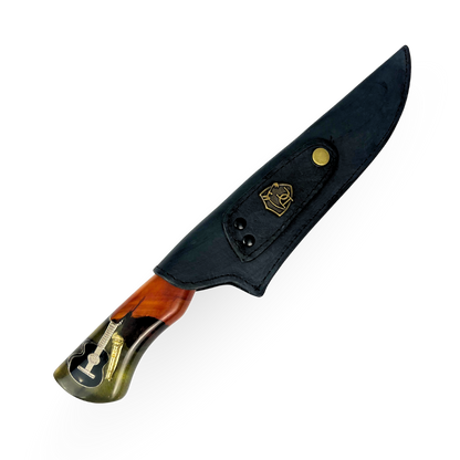 Picanheira Milionario Jose rico 8 Polegadas - Cabo Personalizado - Edição Especial Sertanejo Raiz