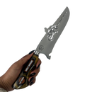 Kit Faca e Chaira Harley-Davidson - Cabo Resina Personalizado