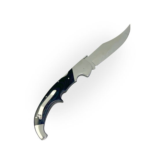 Canivete Artesanal Tático 4 Polegadas - Cabo Resina Alta Performance - Trava e Clip