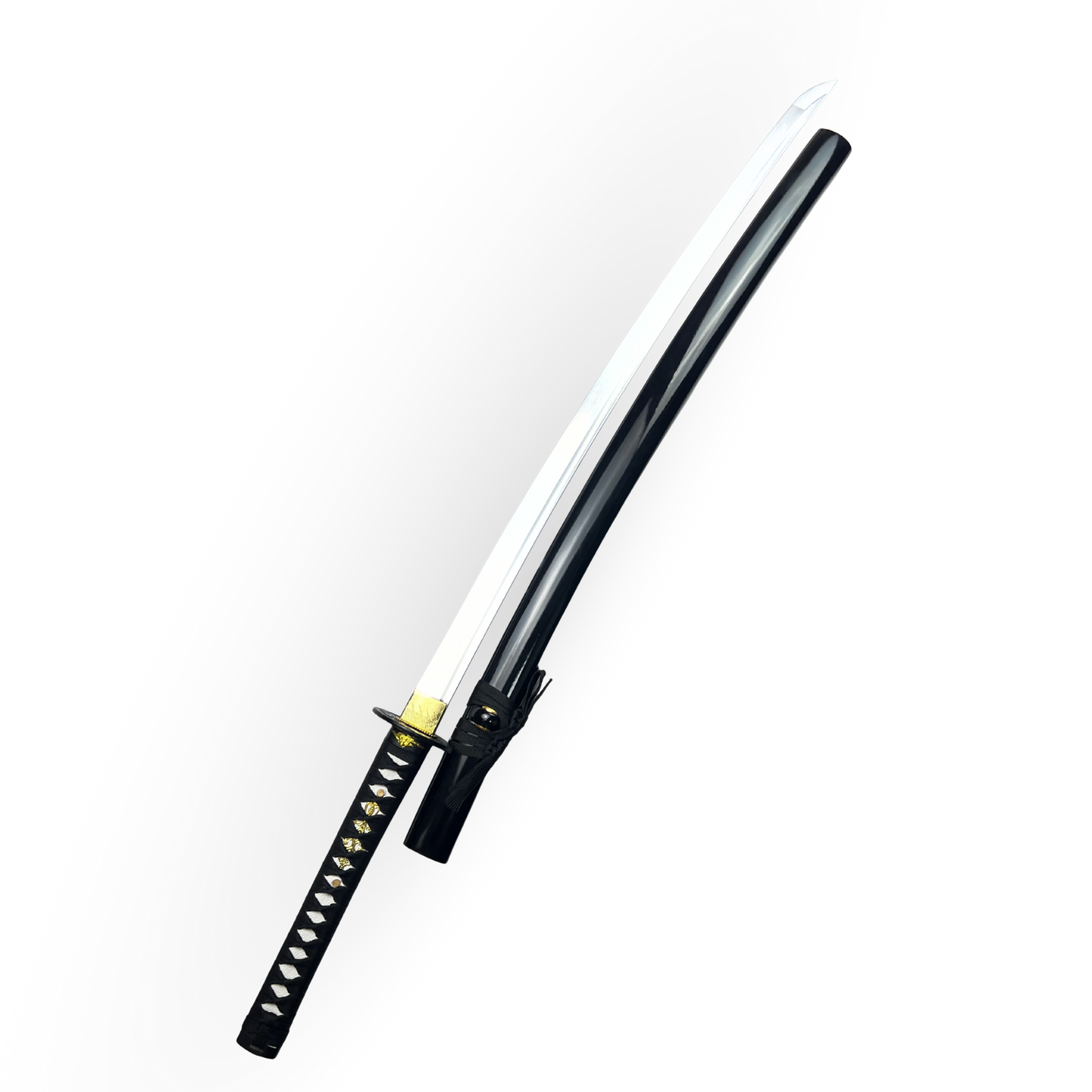 Katana 29" - Cabo Tradicional Tsuka-Ito Preto com Detalhes Dourados
