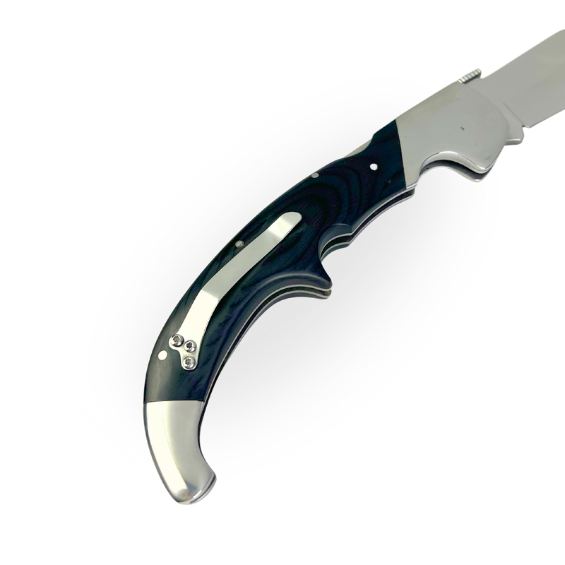 Canivete Artesanal Tático 4 Polegadas - Cabo Resina Alta Performance - Trava e Clip