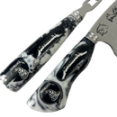 Kit Faca e Garfo Metallica - Cabo Resina Personalizado