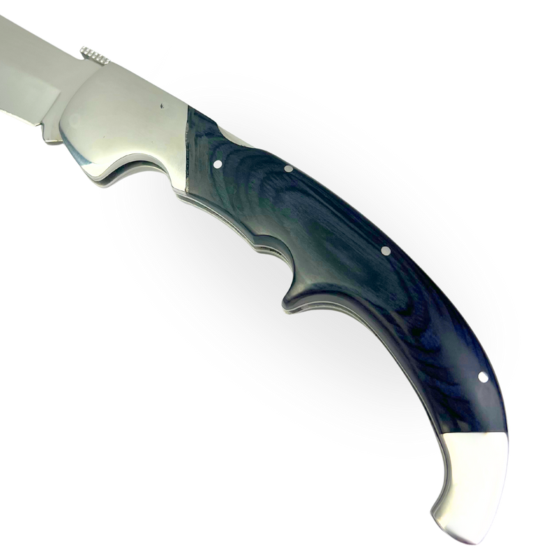 Canivete Artesanal Tático 4 Polegadas - Cabo Resina Alta Performance - Trava e Clip