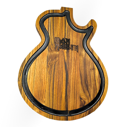 Tábua de Corte Artesanal Personalizada Iron Maiden - Madeira Nobre