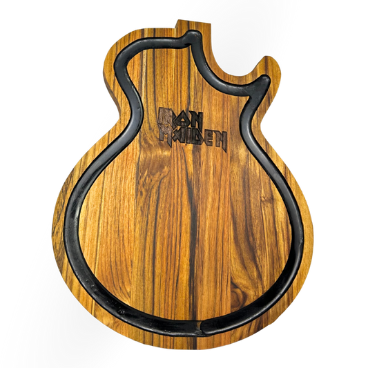 Tábua de Corte Artesanal Personalizada Iron Maiden - Madeira Nobre