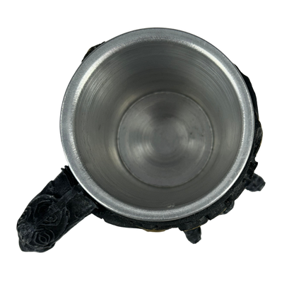 Caneca 3D Ozzy Osbourne - The Final Performance - Asas Morcego - Caveiras - 250ml - Aço Inox