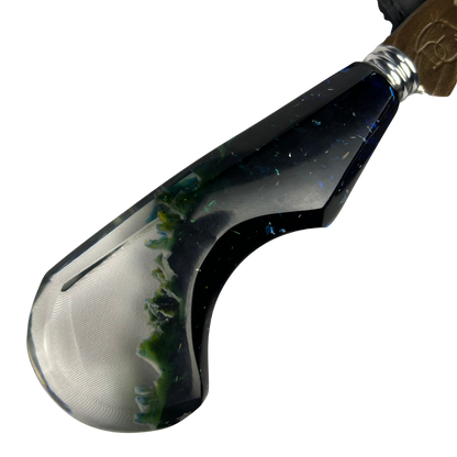 Kit Peaky Blinders - Faca 8" + Cantil - Gravação a Laser