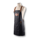 Avental de Couro Preto Iron Maiden